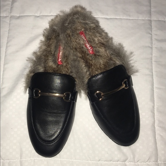 gucci fur slides dupe